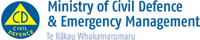 NZ Ministry of Civil Defence & Emergency Management logo